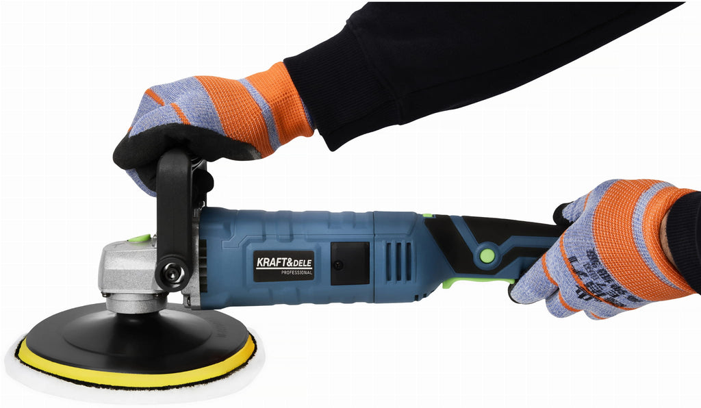 Electric polisher 2650W 180mm 800-3300 rpm XXL set KD3079 (D30)