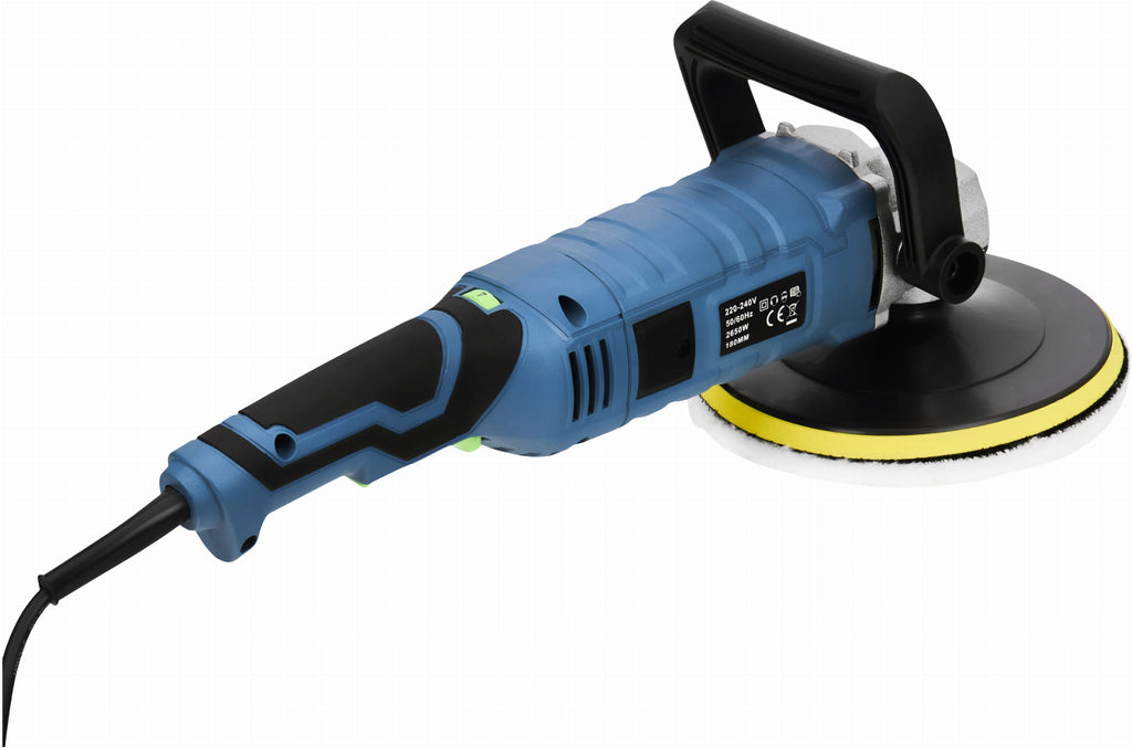 Electric polisher 2650W 180mm 800-3300 rpm XXL set KD3079 (D30)