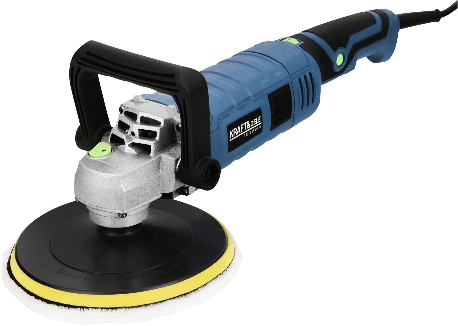 Electric polisher 2650W 180mm 800-3300 rpm XXL set KD3079 (D30)