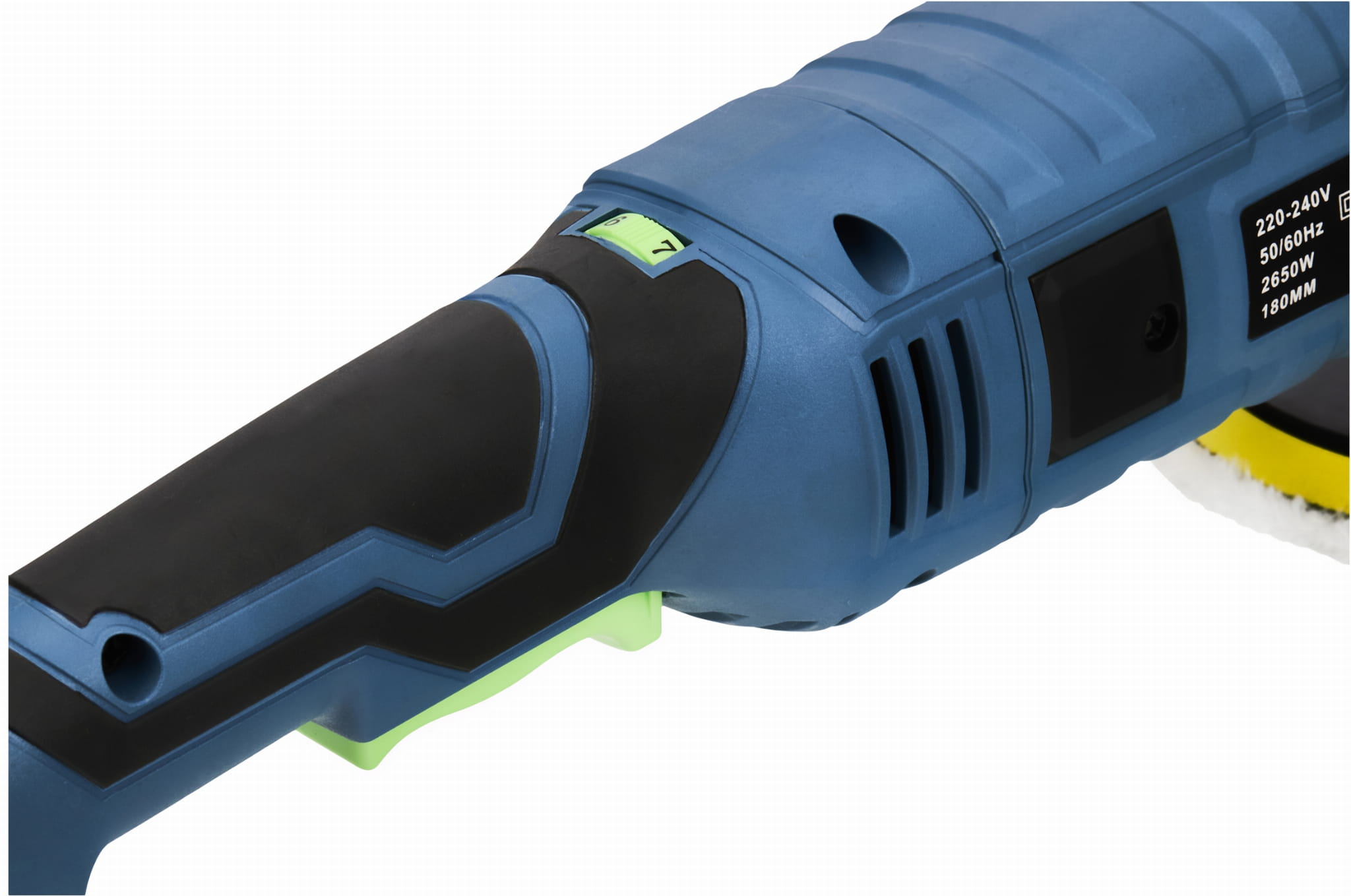 Electric polisher 2650W 180mm 800-3300 rpm XXL set KD3079 (D30)