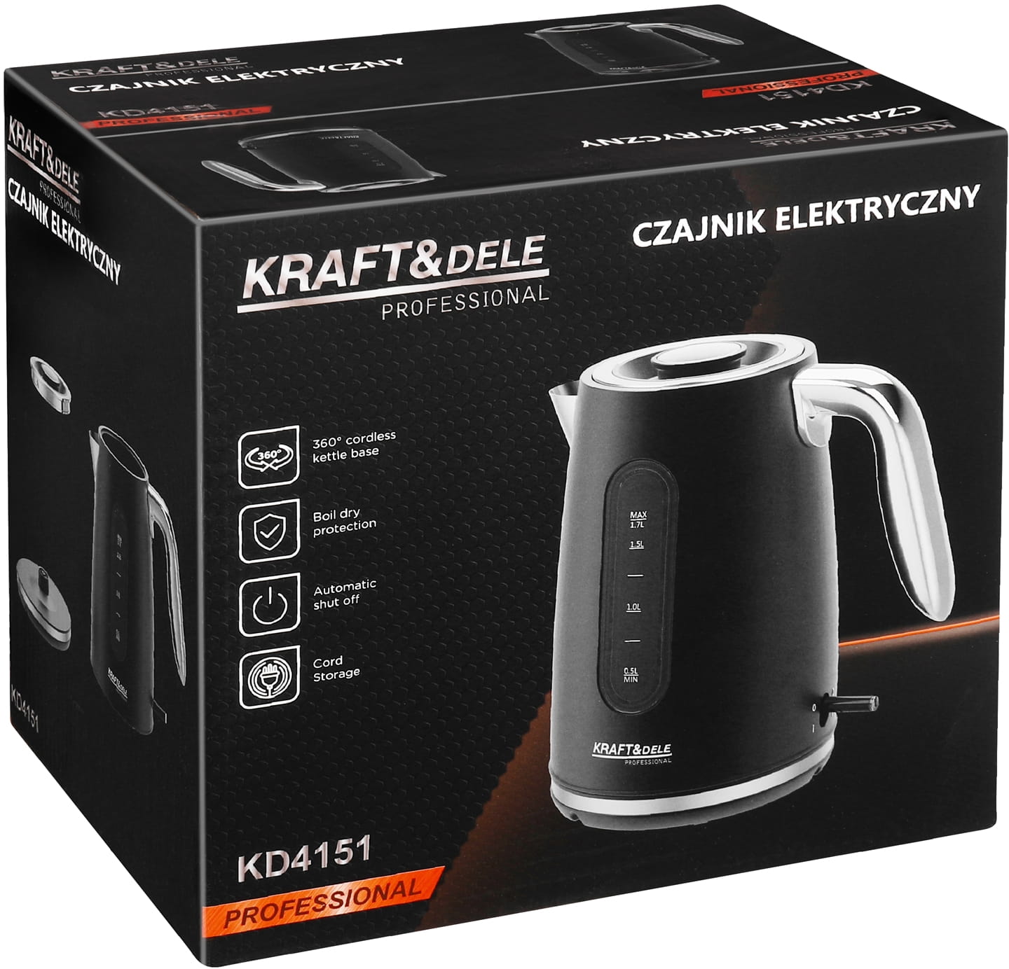 Electric Kettle 2200W 1.7L KD4151