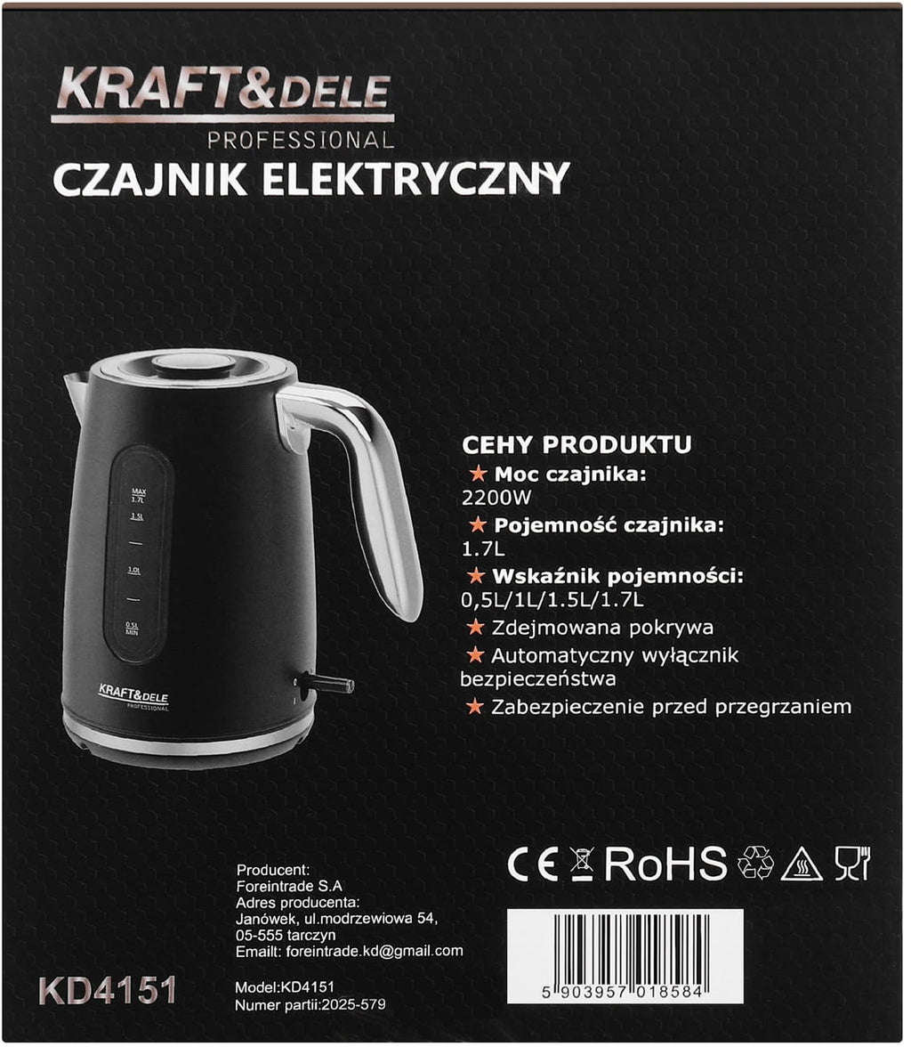 Electric Kettle 2200W 1.7L KD4151