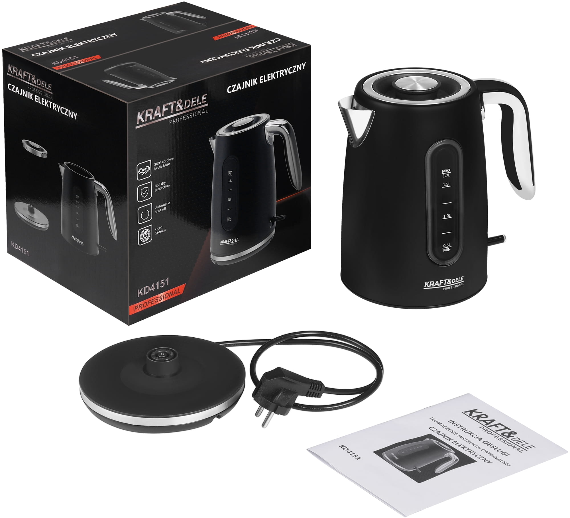 Electric Kettle 2200W 1.7L KD4151