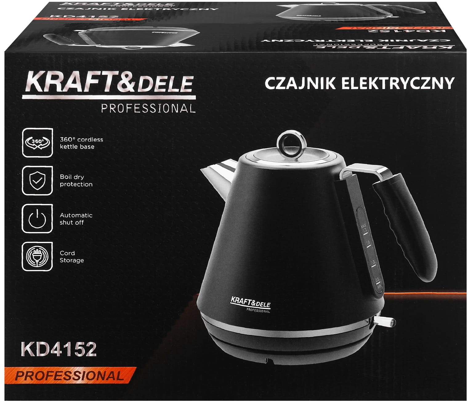 Elektriline veekeetja 2200W 1.7L KD4152