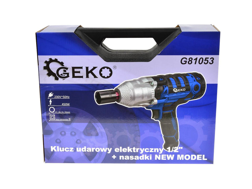 450W Electric Impact Wrench 230V 1/2 Sq. Drive + Sockets — NEW MODEL
