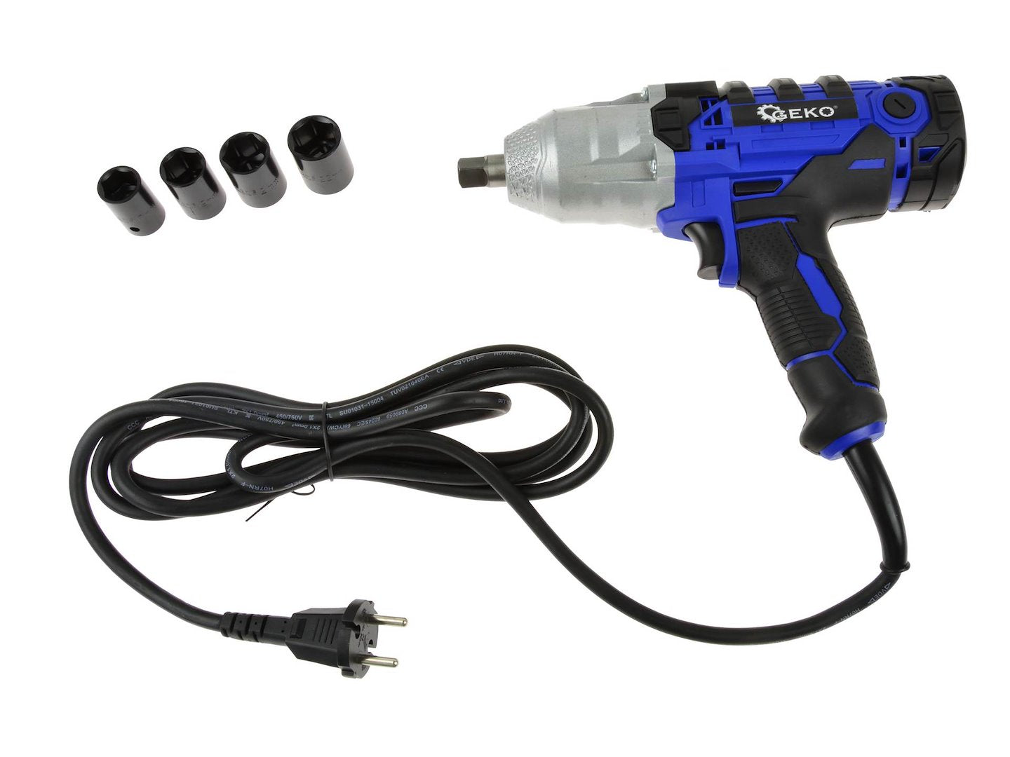450W Electric Impact Wrench 230V 1/2 Sq. Drive + Sockets — NEW MODEL