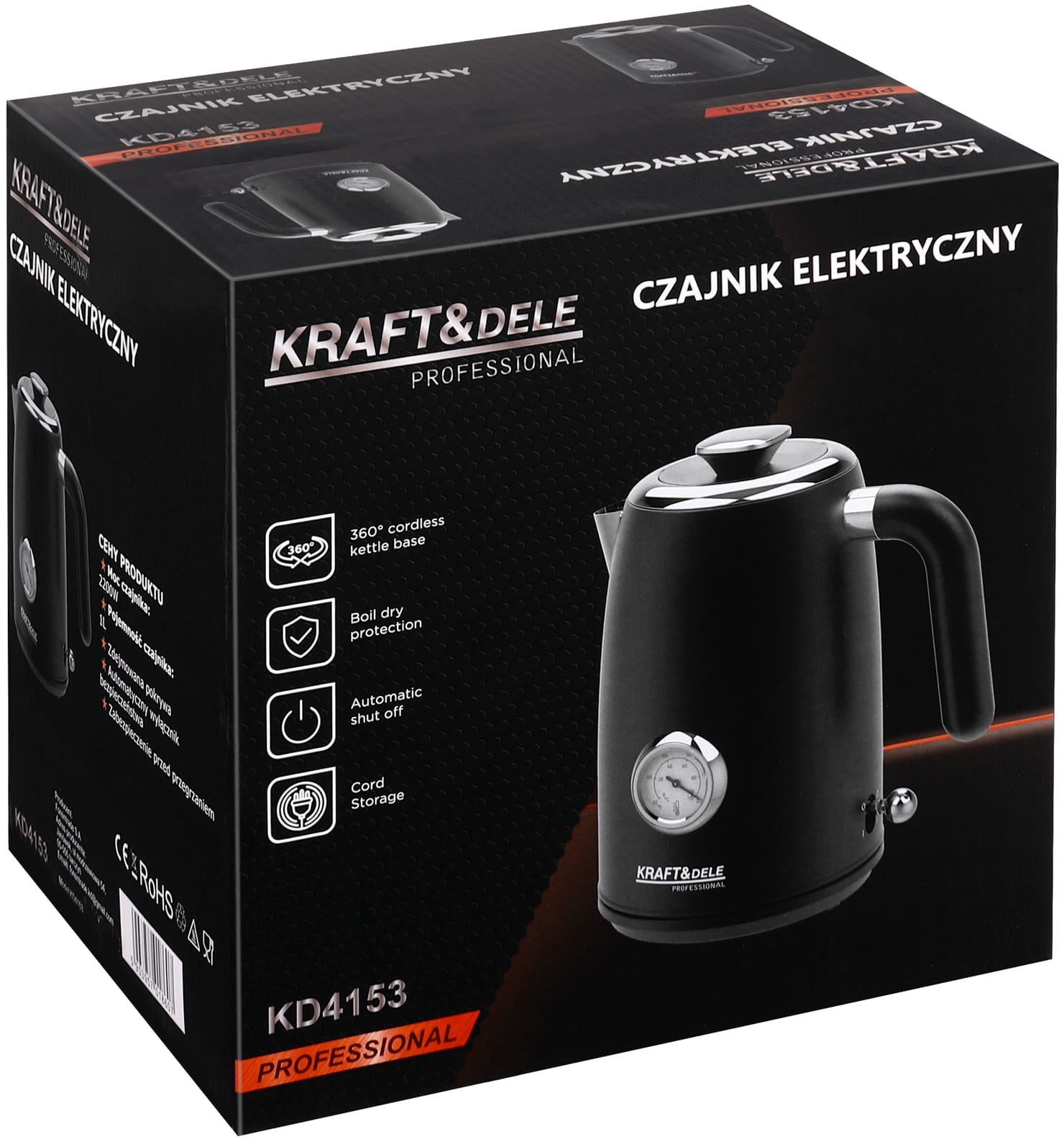 Elektriline veekeetja 2200W 1L KD4153