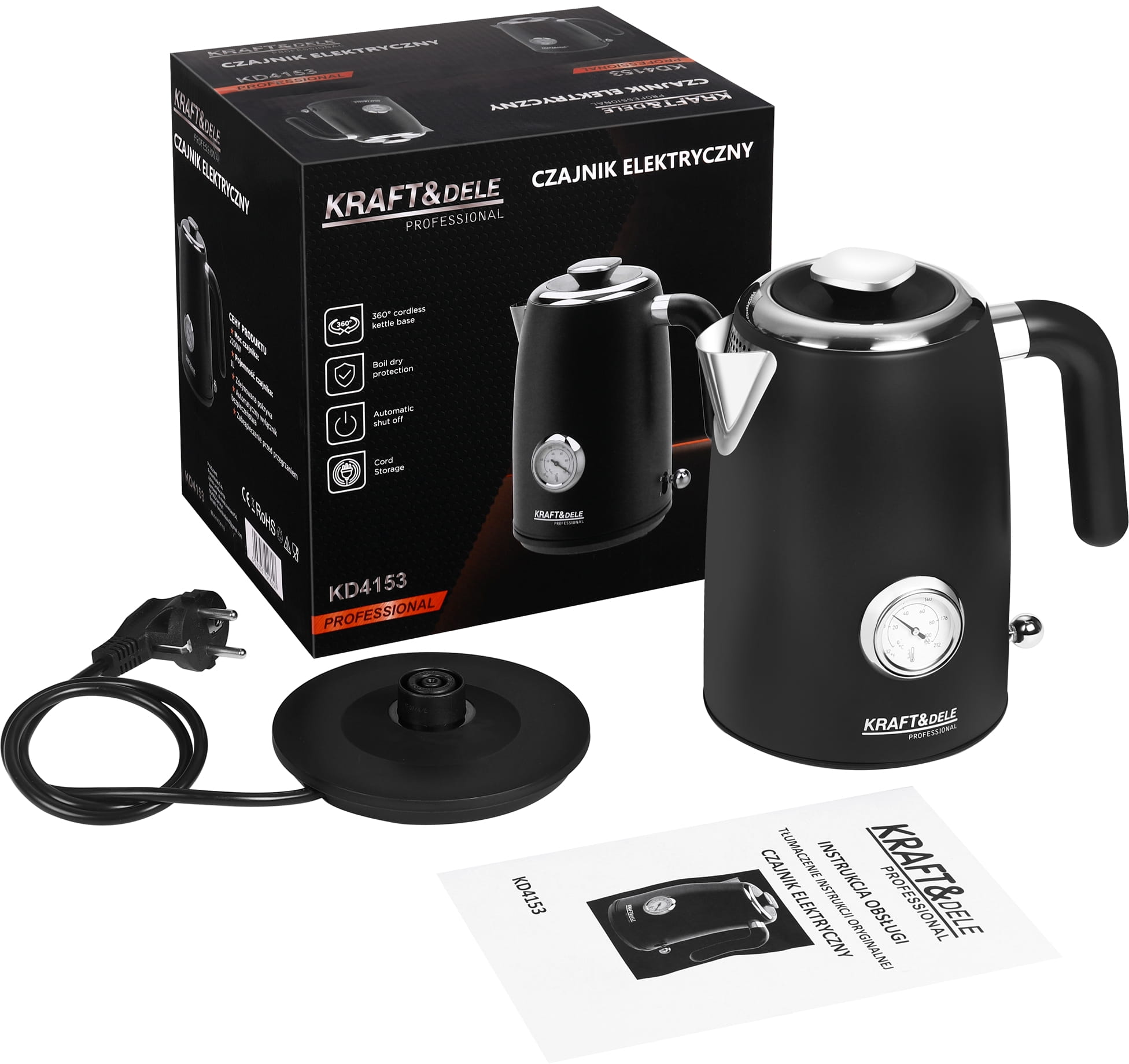 Elektriline veekeetja 2200W 1L KD4153