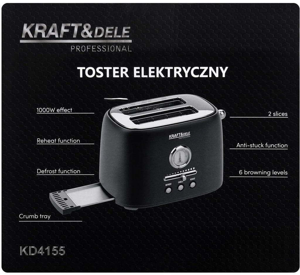 Electric Toaster 1000W KD4155