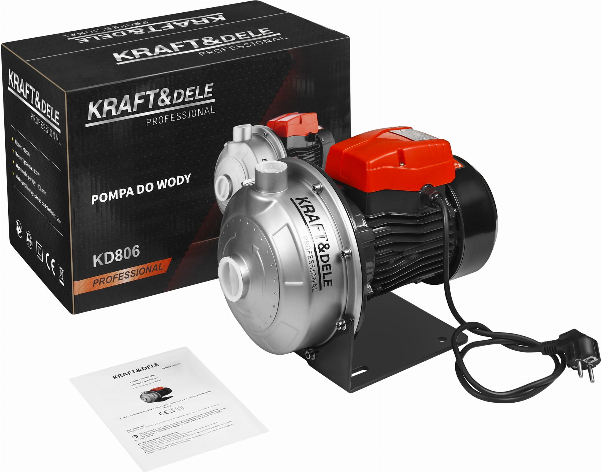 WATER PUMP 800W 80L/MIN KD806