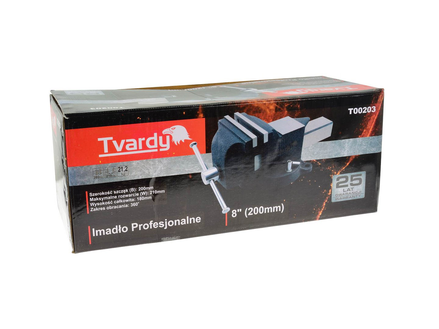 Heavy-Duty Bench Vise 8" 200mm