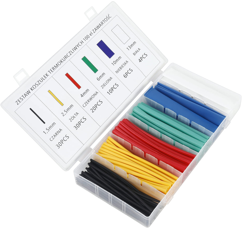 Heat shrink tubing set 100 pcs. KD10918 (VC12)