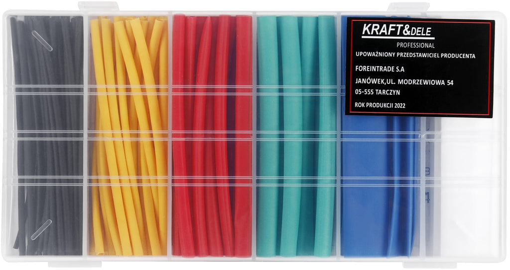 Heat shrink tubing set 100 pcs. KD10918 (VC12)