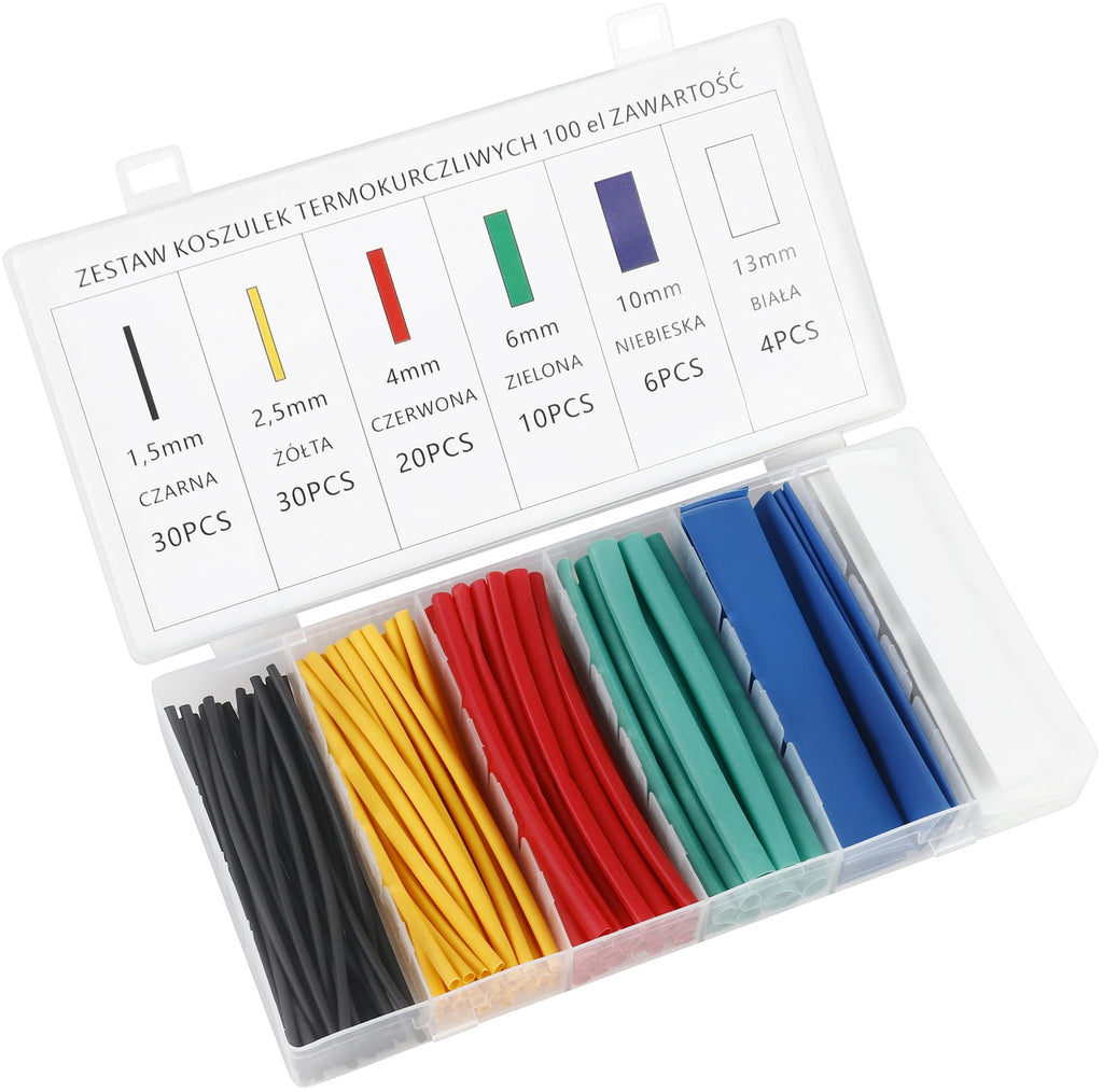 Heat shrink tubing set 100 pcs. KD10918 (VC12)