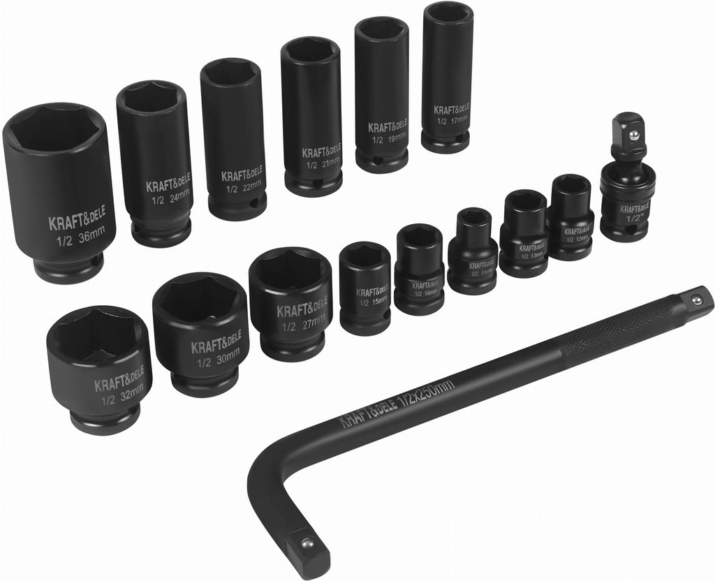 IMPACT SOCKETS 16PCS. KD11762