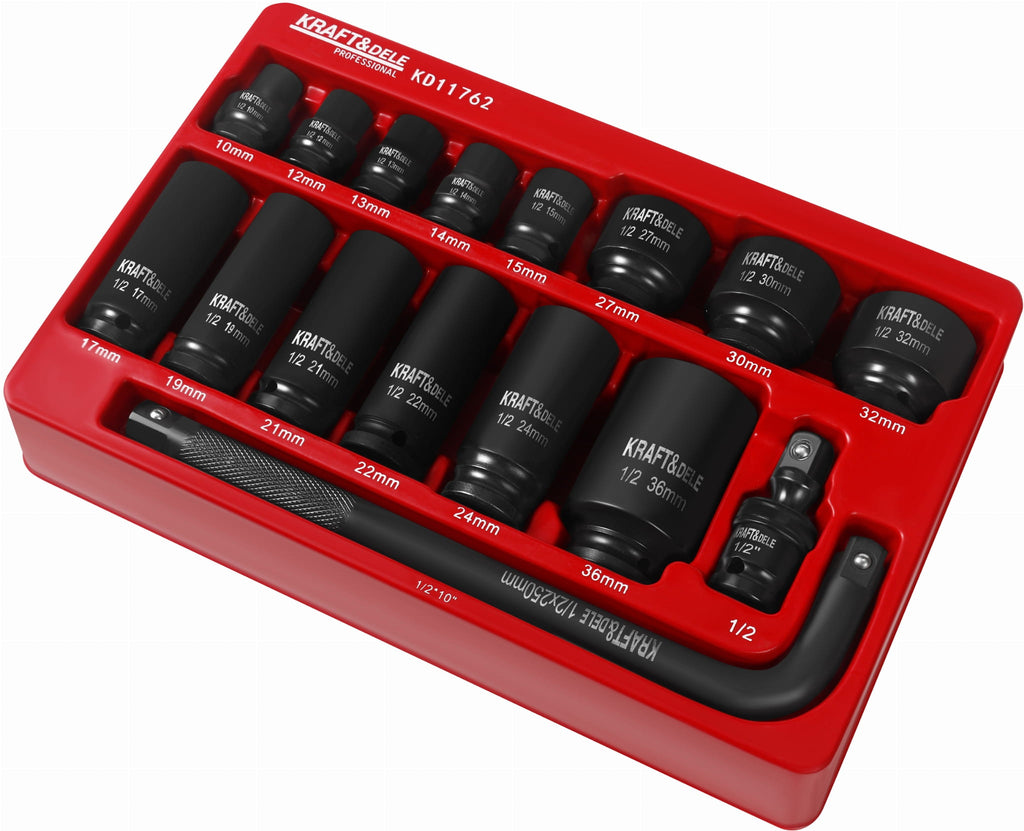 IMPACT SOCKETS 16PCS. KD11762