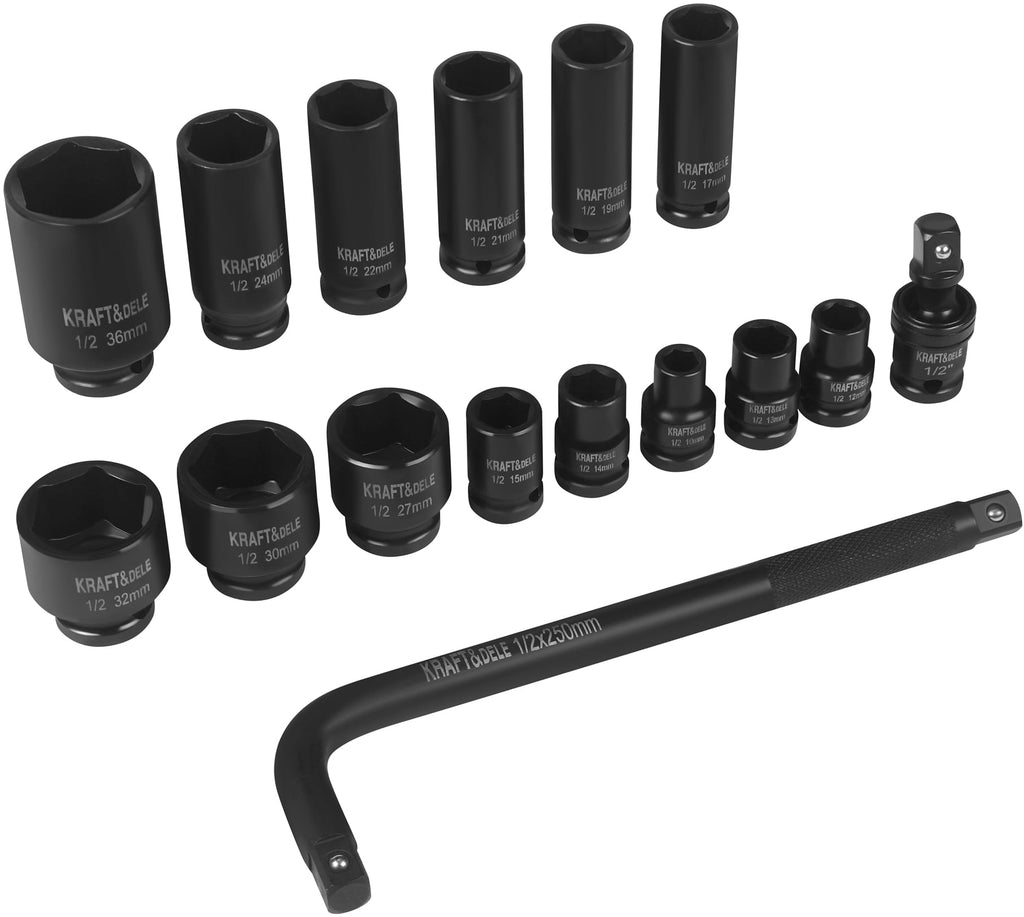 IMPACT SOCKETS 16PCS. KD11762