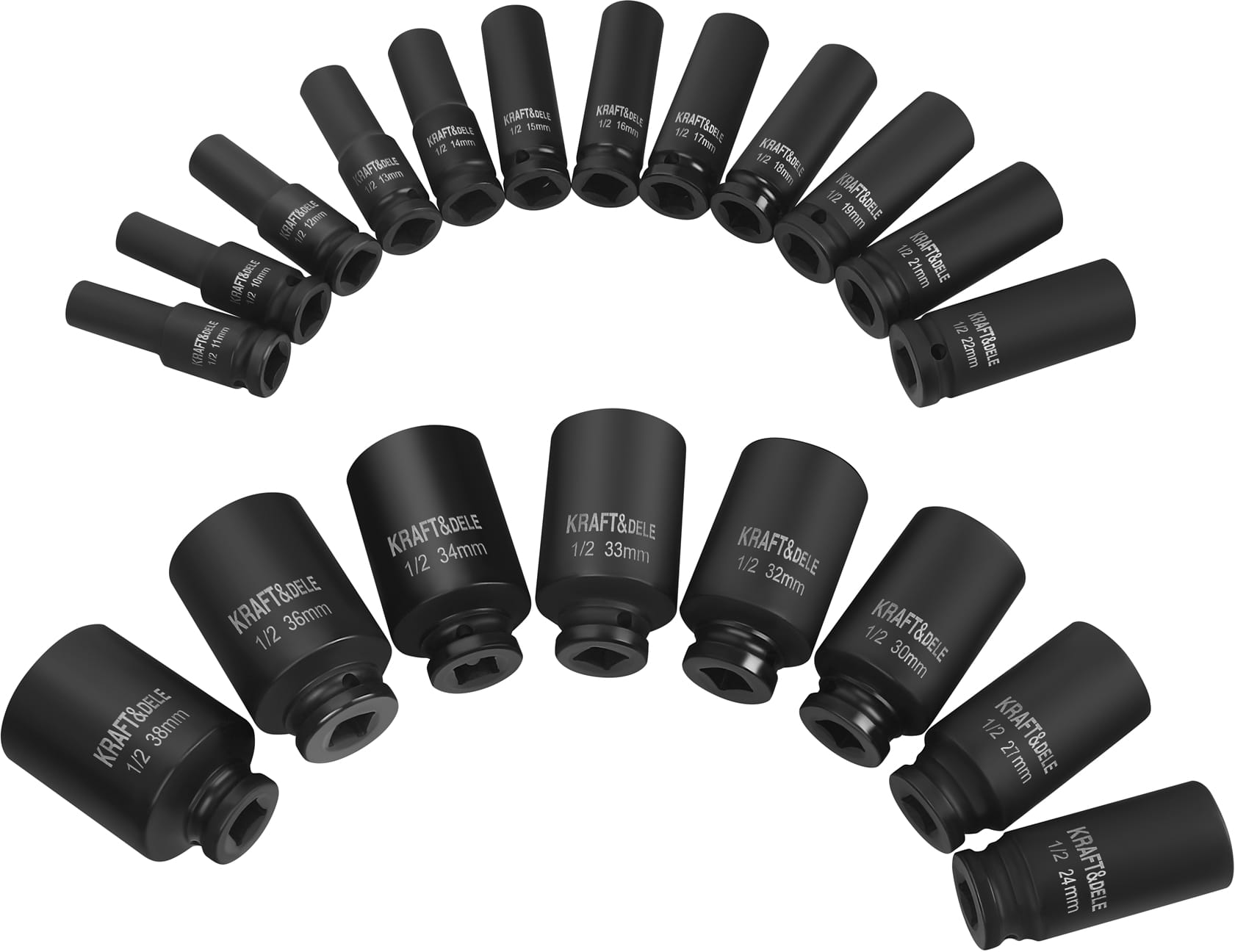 1/2" löökpadrunite komplekt 20 tk KD11867