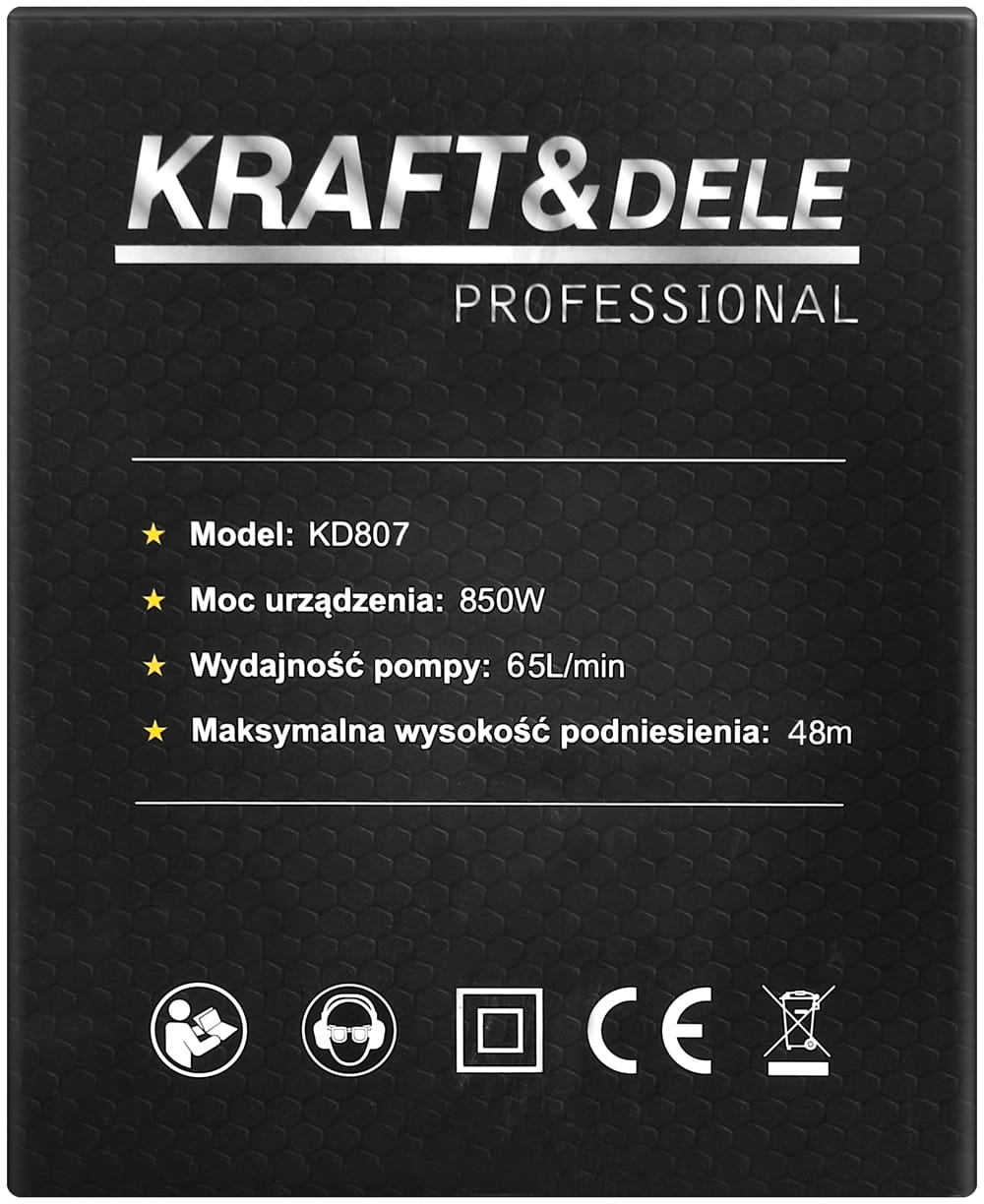 VEEPUMP 1" 850W 65L/MIN KD807