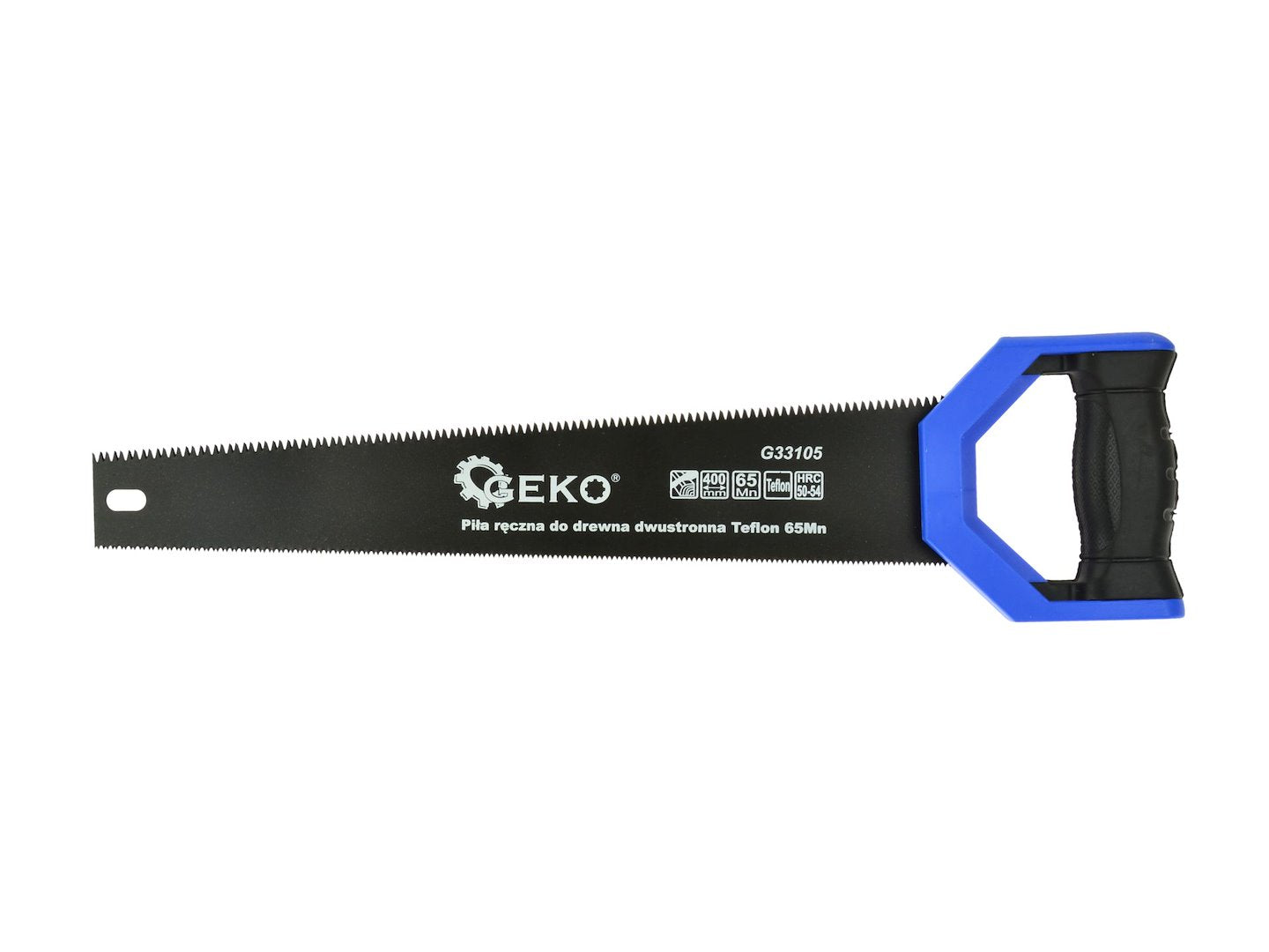 Double-Sided Hand Saw 400 mm PTFE 65Mn with Cover