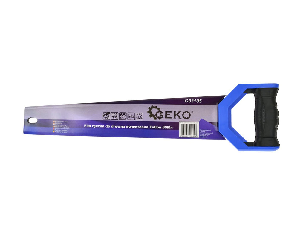 Double-Sided Hand Saw 400 mm PTFE 65Mn with Cover
