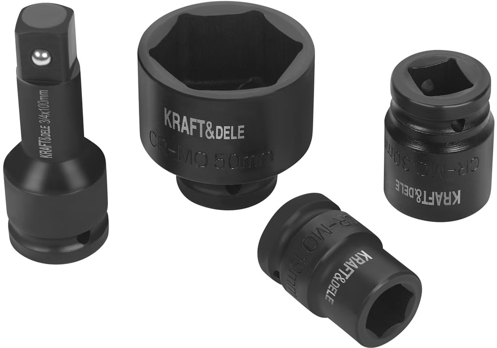 Käepide + pikendused + löökpadrunid 3/4" 21 tk KD11868