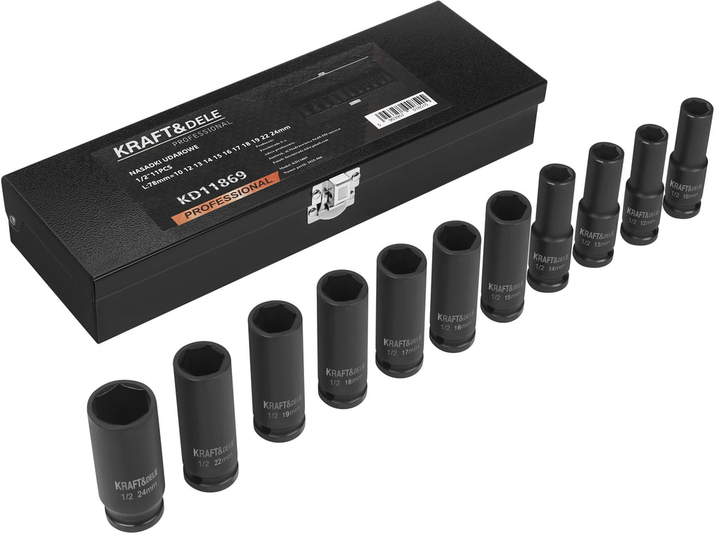 1/2" löökpadrunite komplekt 11 tk KD11869