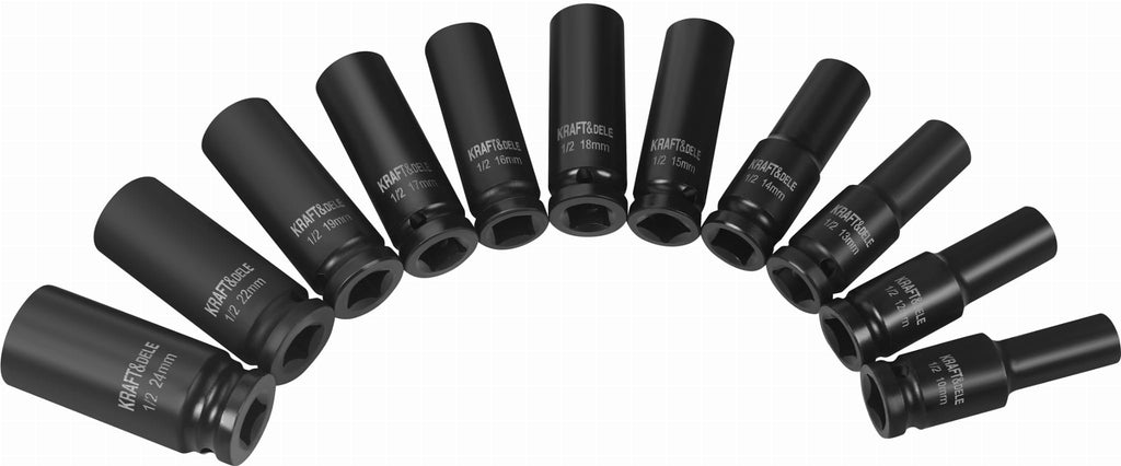 1/2" löökpadrunite komplekt 11 tk KD11869