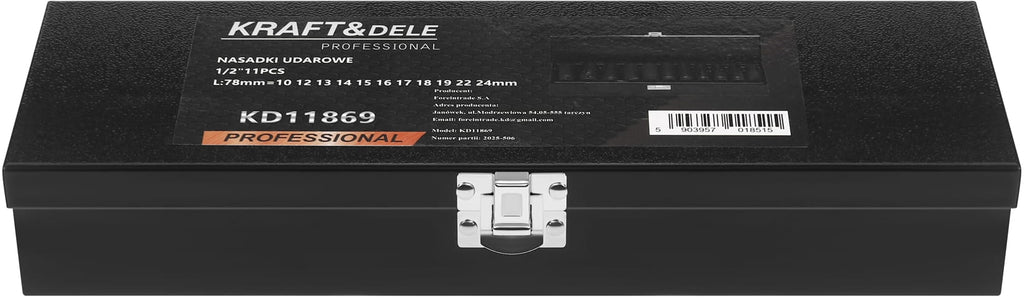 1/2" löökpadrunite komplekt 11 tk KD11869