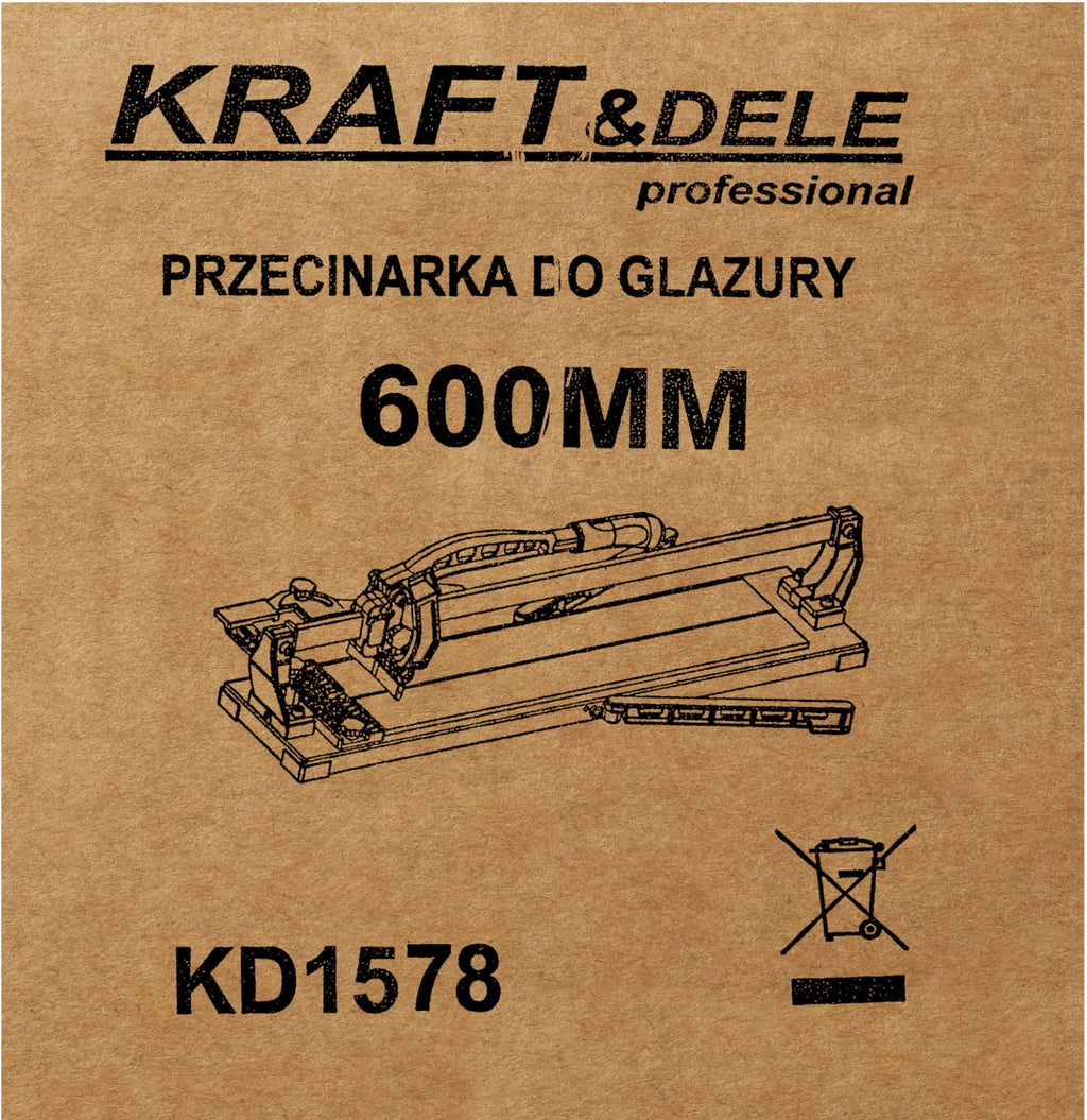 KRAFT&DELE plaadilõikur 600 mm KD1578