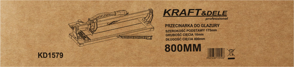KRAFT&DELE käsiplaadilõikur 800 mm KD1579