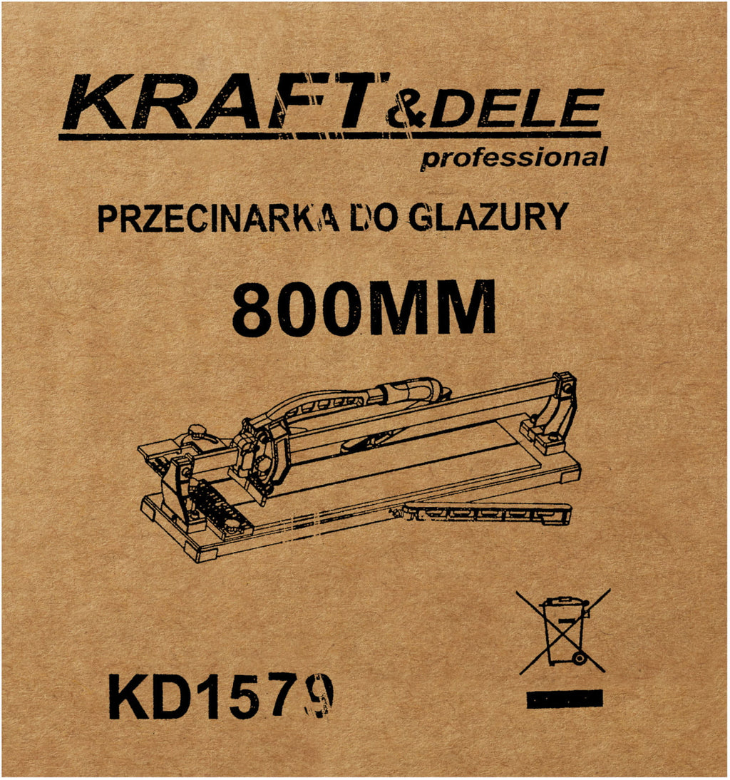 KRAFT&DELE käsiplaadilõikur 800 mm KD1579