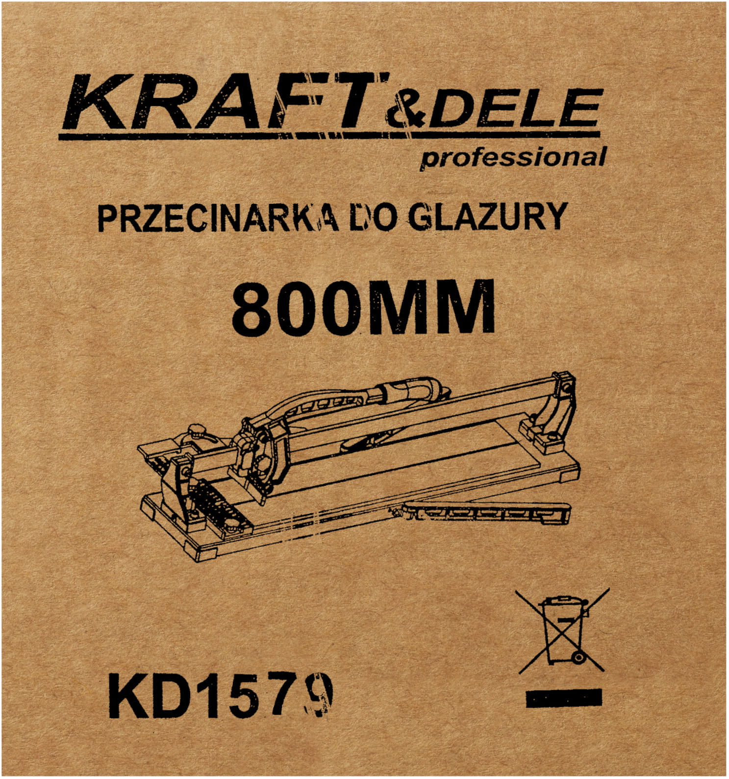 KRAFT&DELE käsiplaadilõikur 800 mm KD1579