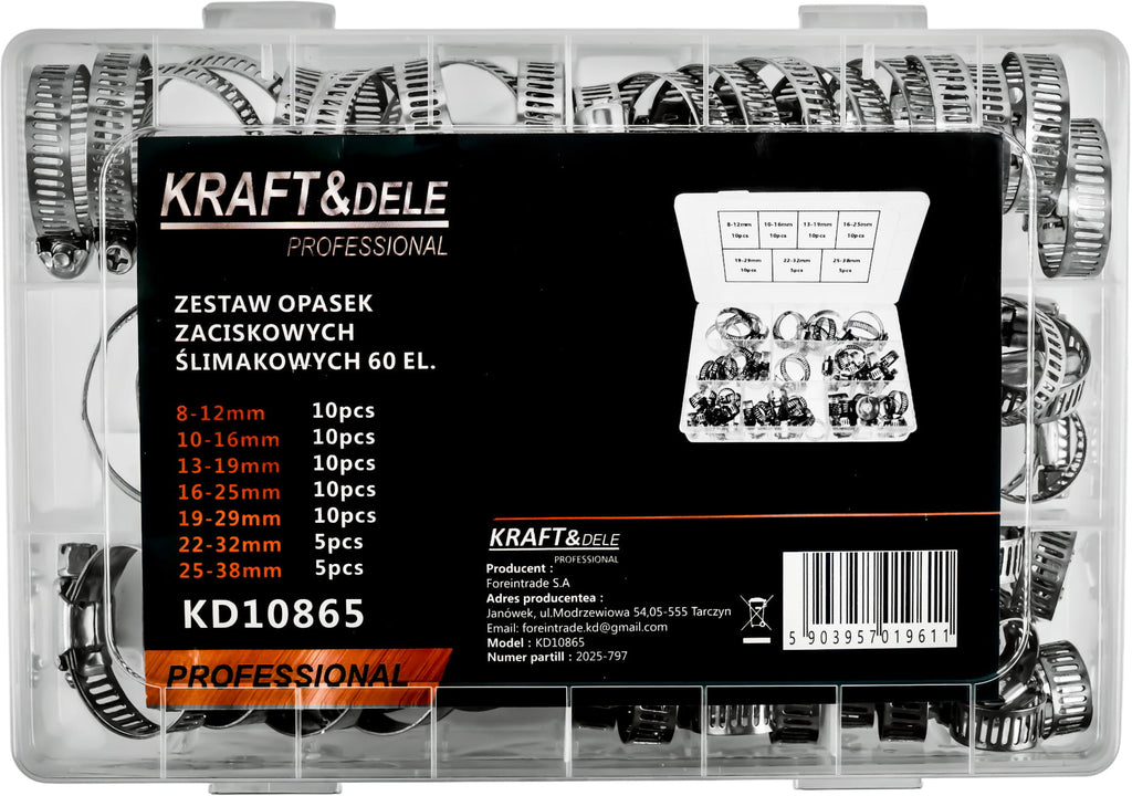 60 tk kruviklambrite komplekt KD10865