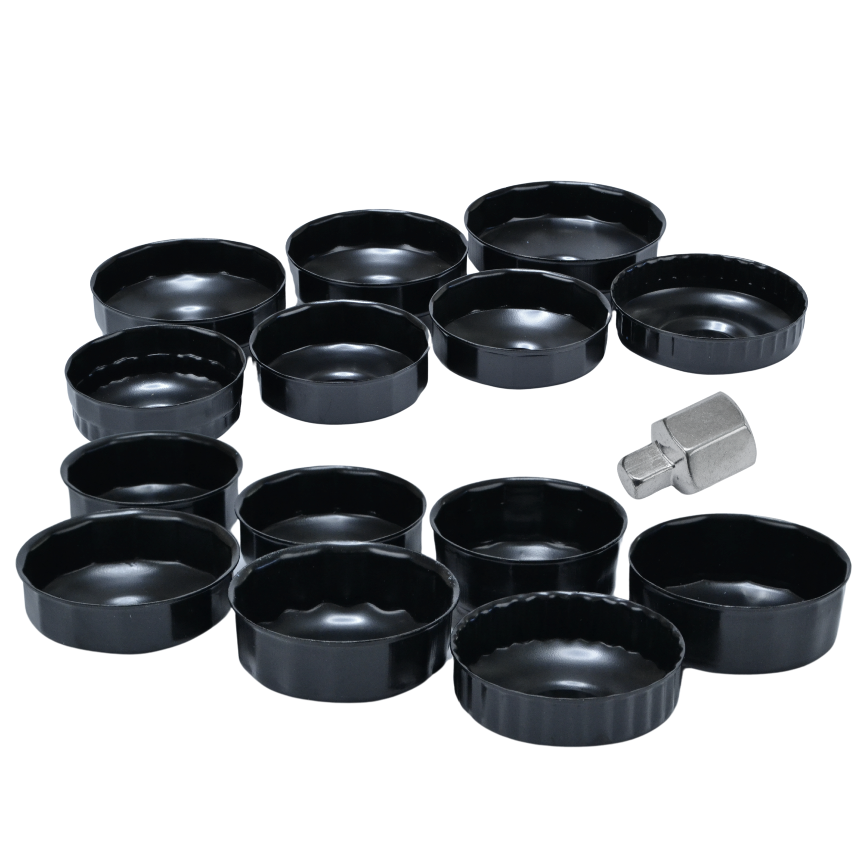 15-Piece Socket Wrench Set in Case for Unscrewing Oil Filters BL