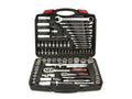 Socket Set with Ratchets, Adapters and Extensions, 1/2 and 1/4 in. Drive, 94 pcs
