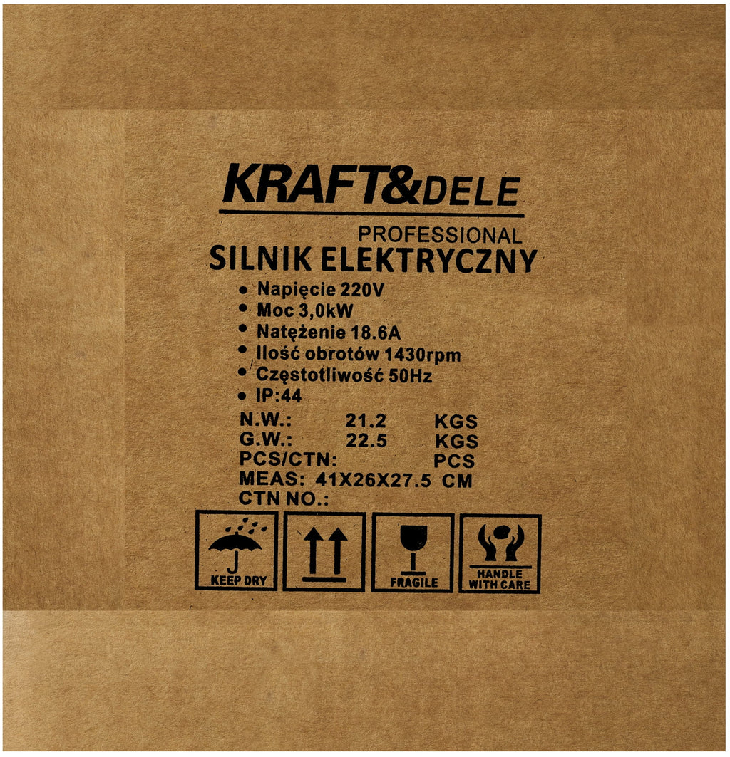 Electric motor 3kW 220V 1430rpm KD1803