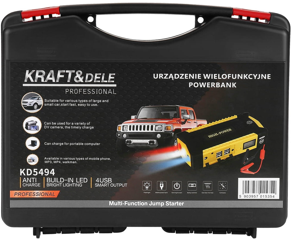 Multifunctional device powerbank + suitcase 16,800mAh KD5494