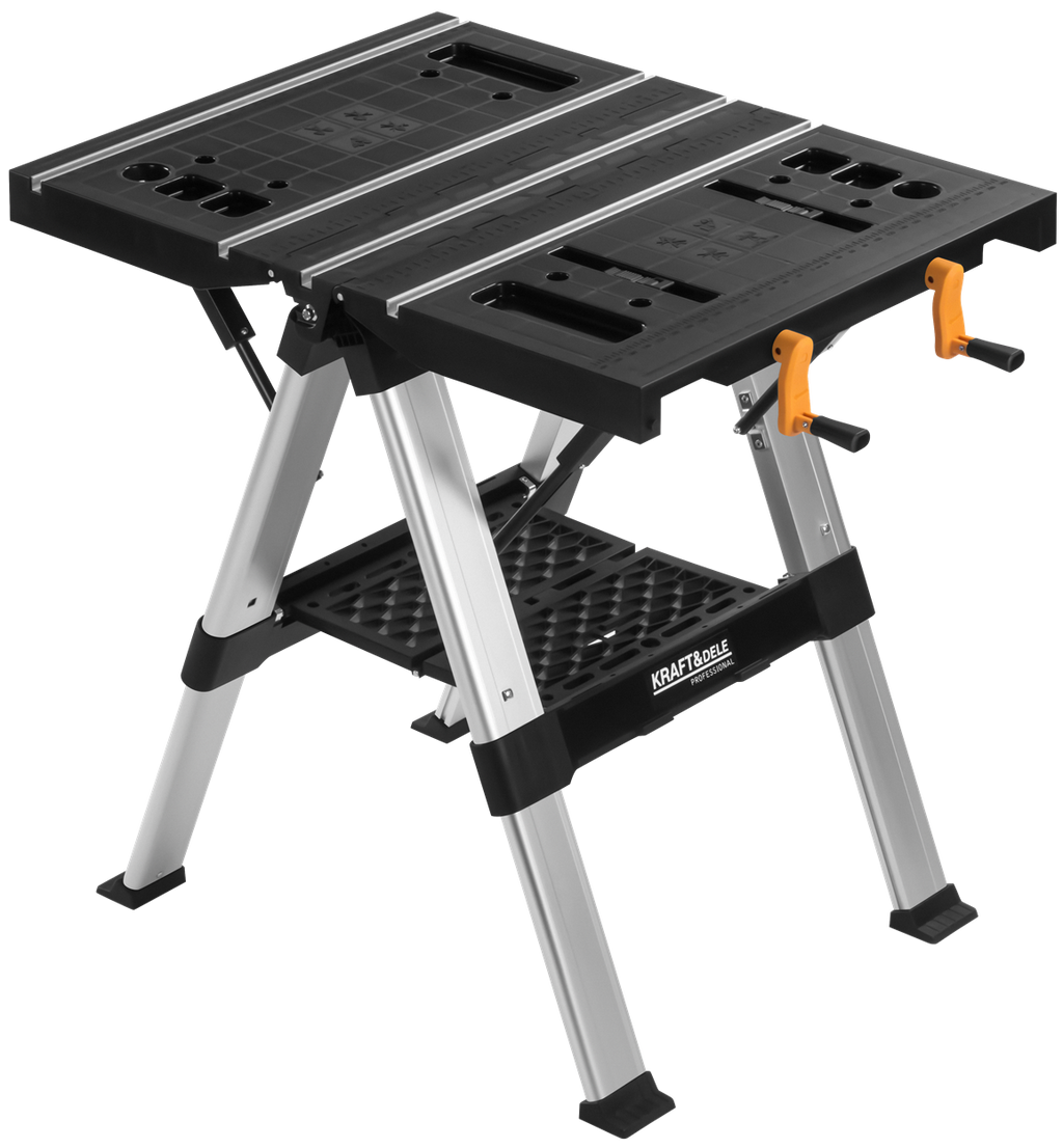 Folding Work and Clamping Table 350KG Load Capacity 84x81x63CM KD11870