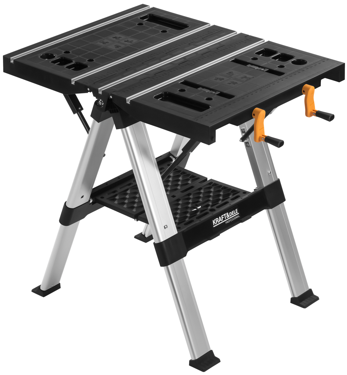 Folding Work and Clamping Table 350KG Load Capacity 84x81x63CM KD11870
