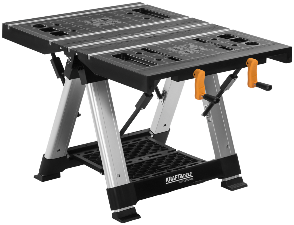 Folding Work and Clamping Table 350KG Load Capacity 84x81x63CM KD11870