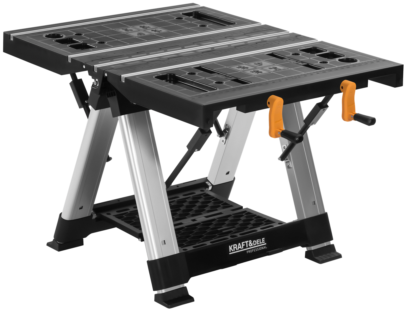 Folding Work and Clamping Table 350KG Load Capacity 84x81x63CM KD11870