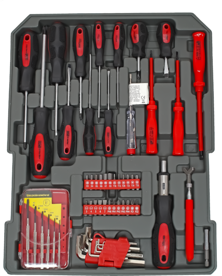 Mutrivõtmete komplekt 188 tk KD314 alumiiniumkohver (B36)