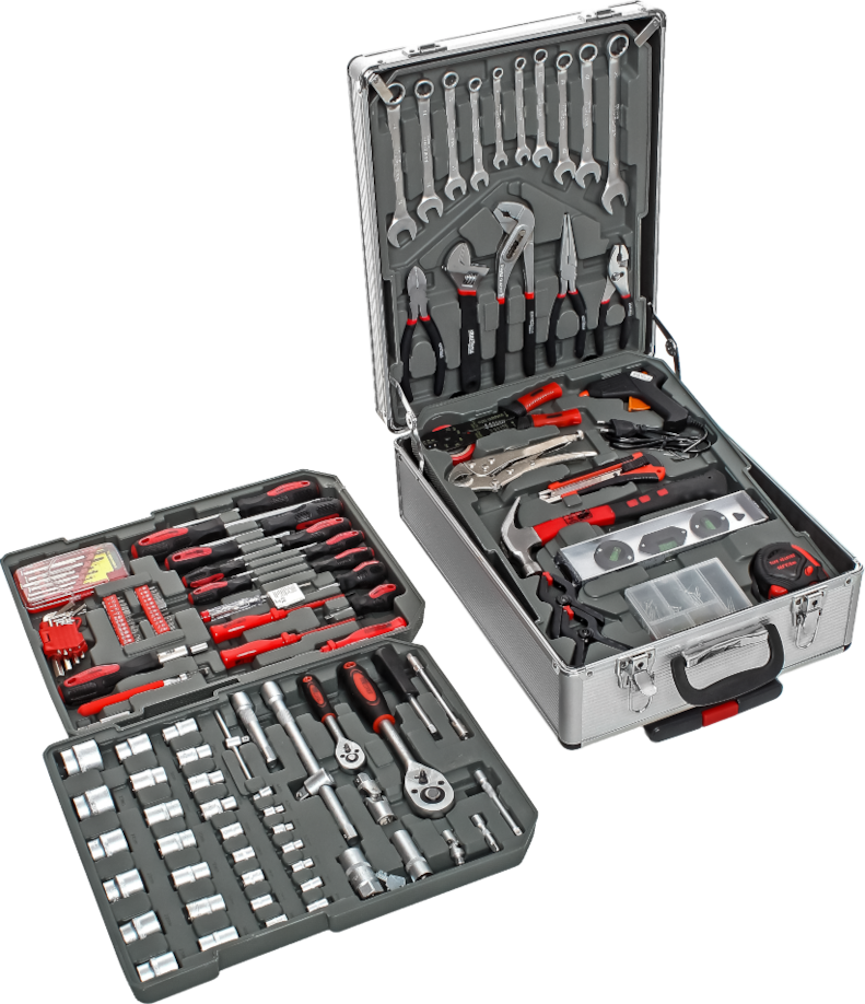 Mutrivõtmete komplekt 188 tk KD314 alumiiniumkohver (B36)