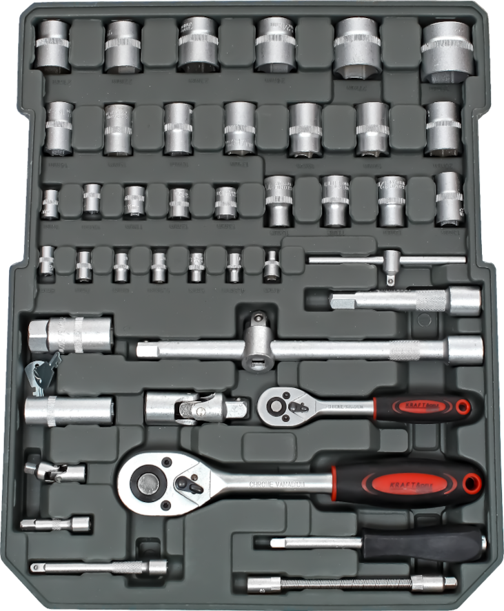 Mutrivõtmete komplekt 188 tk KD314 alumiiniumkohver (B36)