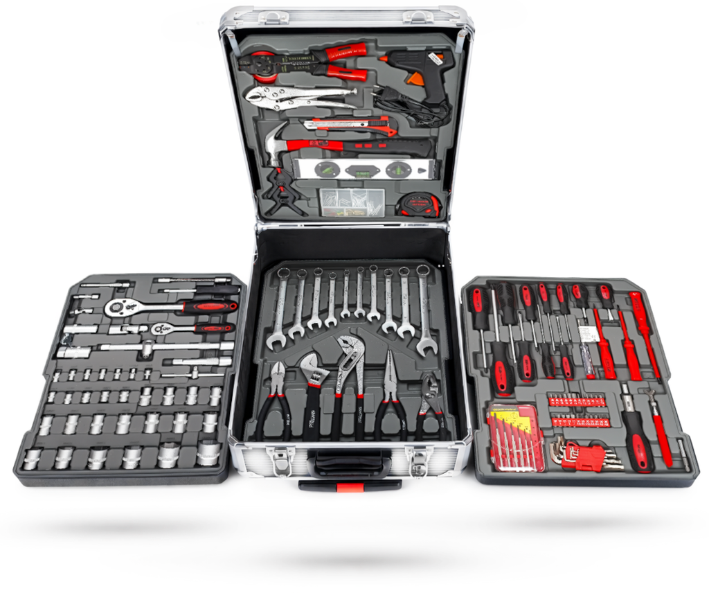 Mutrivõtmete komplekt 188 tk KD314 alumiiniumkohver (B36)