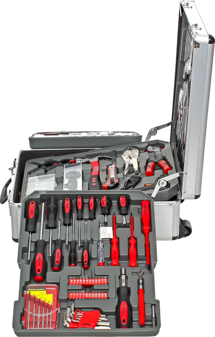 Mutrivõtmete komplekt 188 tk KD314 alumiiniumkohver (B36)