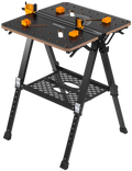 Folding Work and Clamping Table 454KG Load Capacity 70x65x92CM MDF KD11871