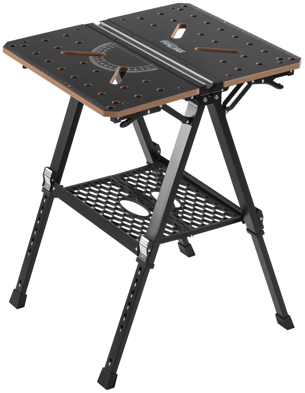 Folding Work and Clamping Table 454KG Load Capacity 70x65x92CM MDF KD11871