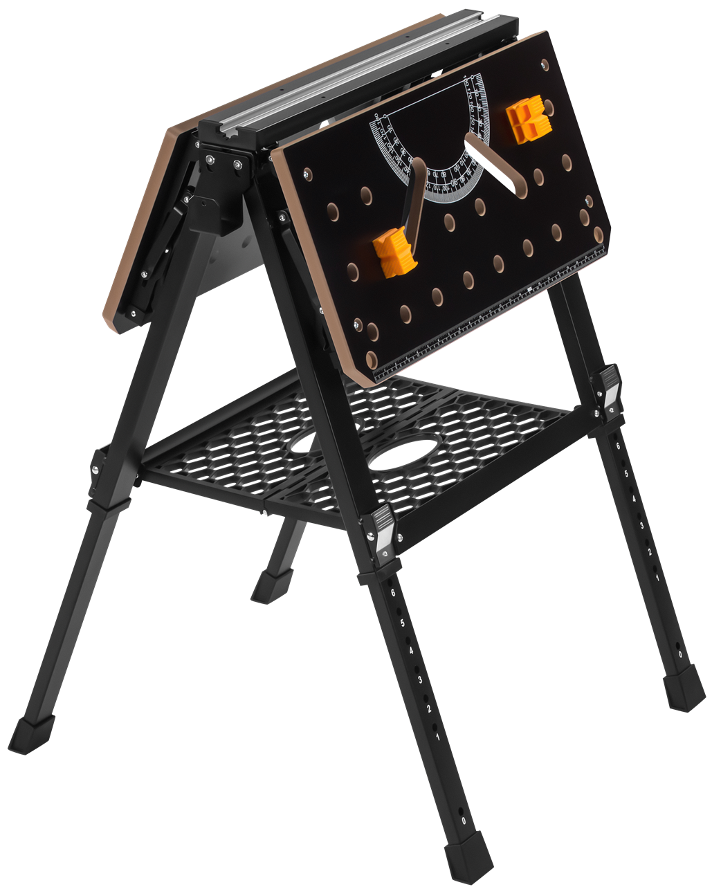 Folding Work and Clamping Table 454KG Load Capacity 70x65x92CM MDF KD11871